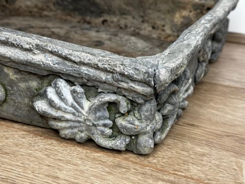 GEORGIAN SMALL POPPY WINDOW SILL LEAD GARDEN PLANTER - ADDITIONAL PHOTO 17