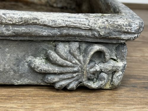 GEORGIAN SMALL POPPY WINDOW SILL LEAD GARDEN PLANTER - ADDITIONAL PHOTO 29