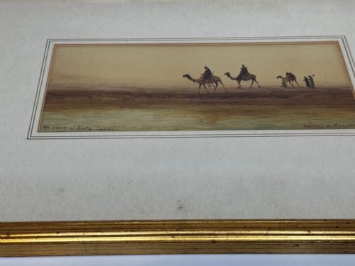 19TH CENTURY SUEZ CANAL GROUP OF BEDOUIN TRIBESMAN WITH CAMELS - ADDITIONAL PHOTO 6