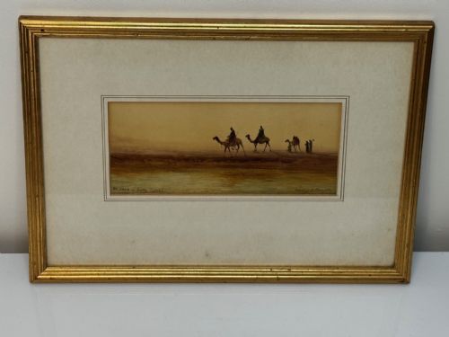 19TH CENTURY SUEZ CANAL GROUP OF BEDOUIN TRIBESMAN WITH CAMELS - ADDITIONAL PHOTO 23