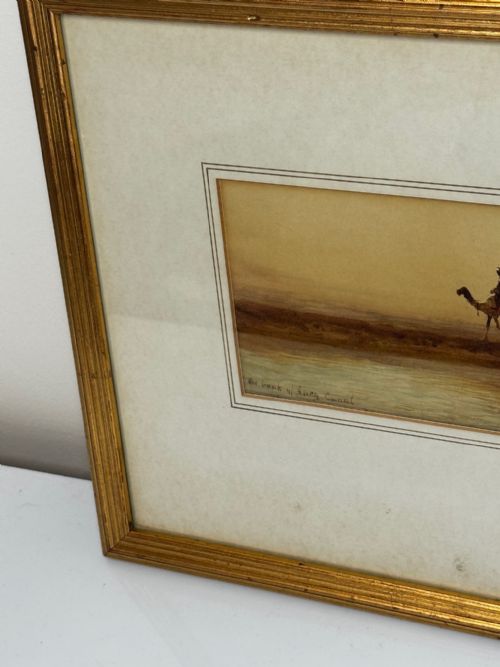 19TH CENTURY SUEZ CANAL GROUP OF BEDOUIN TRIBESMAN WITH CAMELS - ADDITIONAL PHOTO 25