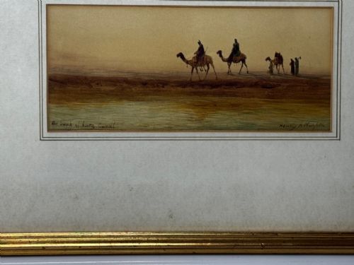 19TH CENTURY SUEZ CANAL GROUP OF BEDOUIN TRIBESMAN WITH CAMELS - ADDITIONAL PHOTO 28