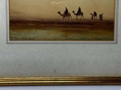 19TH CENTURY SUEZ CANAL GROUP OF BEDOUIN TRIBESMAN WITH CAMELS - ADDITIONAL PHOTO 29