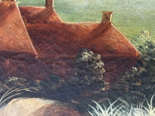 19TH CENTURY OIL PAINTING DUKE OF WELLINGTON SURVEYING FIELD OF WATERLOO - ADDITIONAL PHOTO 10