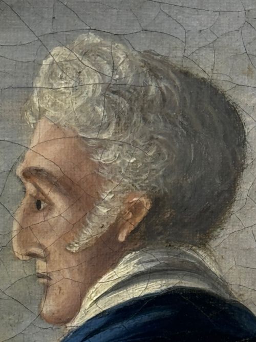 19TH CENTURY OIL PAINTING DUKE OF WELLINGTON SURVEYING FIELD OF WATERLOO - ADDITIONAL PHOTO 18