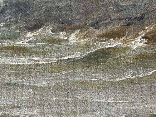 OIL PAINTING ON TYNE GROYNE HERD LIGHTHOUSE BY JOHN DAVISON LIDDELL - ADDITIONAL PHOTO 24