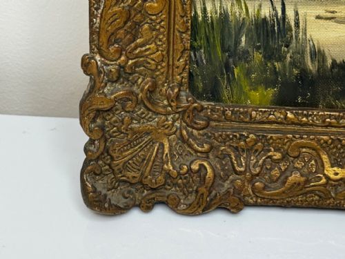 OIL PAINTING CANADIAN DUCKS PINTAILS FLUSHED OUT DUCK DUCK GO - ADDITIONAL PHOTO 6