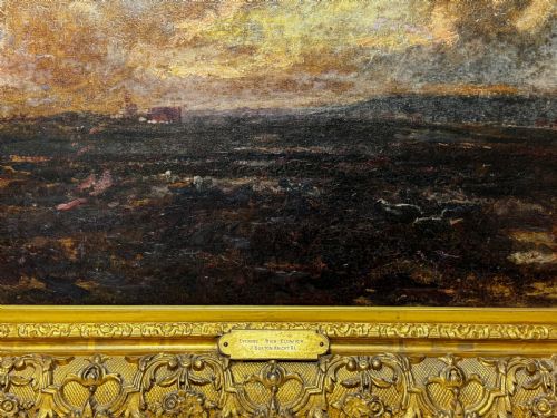 OIL PAINTING YORKSHIRE MOOR HIGH ELDWICK BY JOHN WILLIAM BUXTON KNIGHT - ADDITIONAL PHOTO 2