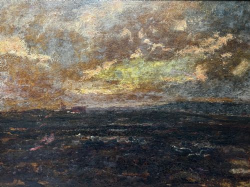 OIL PAINTING YORKSHIRE MOOR HIGH ELDWICK BY JOHN WILLIAM BUXTON KNIGHT - ADDITIONAL PHOTO 11