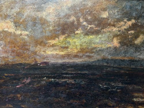 OIL PAINTING YORKSHIRE MOOR HIGH ELDWICK BY JOHN WILLIAM BUXTON KNIGHT - ADDITIONAL PHOTO 12