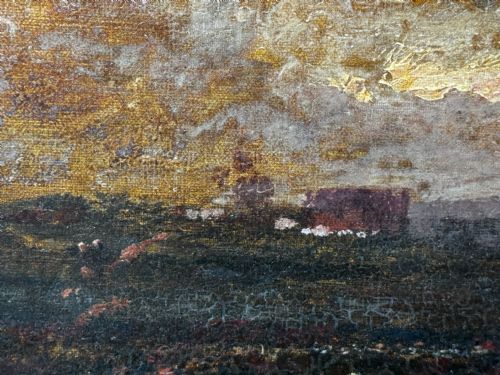 OIL PAINTING YORKSHIRE MOOR HIGH ELDWICK BY JOHN WILLIAM BUXTON KNIGHT - ADDITIONAL PHOTO 13