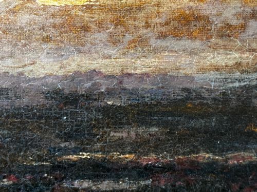 OIL PAINTING YORKSHIRE MOOR HIGH ELDWICK BY JOHN WILLIAM BUXTON KNIGHT - ADDITIONAL PHOTO 17