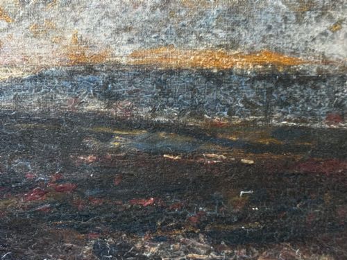 OIL PAINTING YORKSHIRE MOOR HIGH ELDWICK BY JOHN WILLIAM BUXTON KNIGHT - ADDITIONAL PHOTO 18