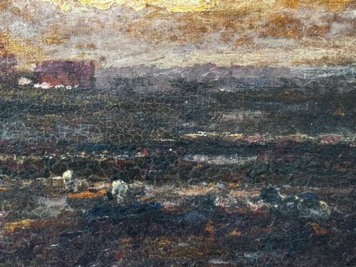 OIL PAINTING YORKSHIRE MOOR HIGH ELDWICK BY JOHN WILLIAM BUXTON KNIGHT - ADDITIONAL PHOTO 26