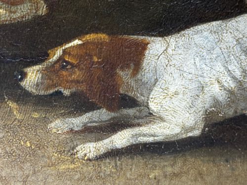 OIL PAINTING THE CLANDON HARRIERS HUNT JOHN IMMS OF RINGMER - ADDITIONAL PHOTO 16