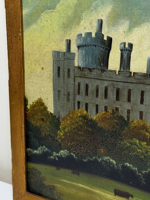 VICTORIAN OIL PAINTING HISTORIC ARUNDEL CASTLE AFTER JAMES CANTER - ADDITIONAL PHOTO 6