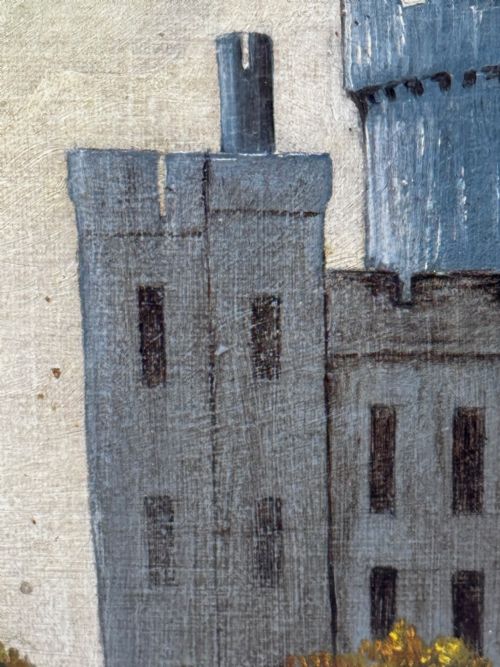 VICTORIAN OIL PAINTING HISTORIC ARUNDEL CASTLE AFTER JAMES CANTER - ADDITIONAL PHOTO 16