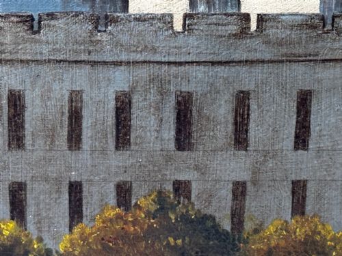 VICTORIAN OIL PAINTING HISTORIC ARUNDEL CASTLE AFTER JAMES CANTER - ADDITIONAL PHOTO 17