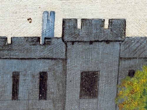 VICTORIAN OIL PAINTING HISTORIC ARUNDEL CASTLE AFTER JAMES CANTER - ADDITIONAL PHOTO 20