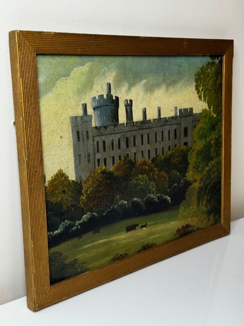 VICTORIAN OIL PAINTING HISTORIC ARUNDEL CASTLE AFTER JAMES CANTER - ADDITIONAL PHOTO 28