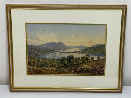 EDWARDIAN PAINTING WINDERMERE ORREST HEAD LAKE DISTRICT - ADDITIONAL PHOTO 1