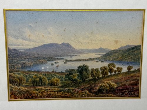 EDWARDIAN PAINTING WINDERMERE ORREST HEAD LAKE DISTRICT - ADDITIONAL PHOTO 11