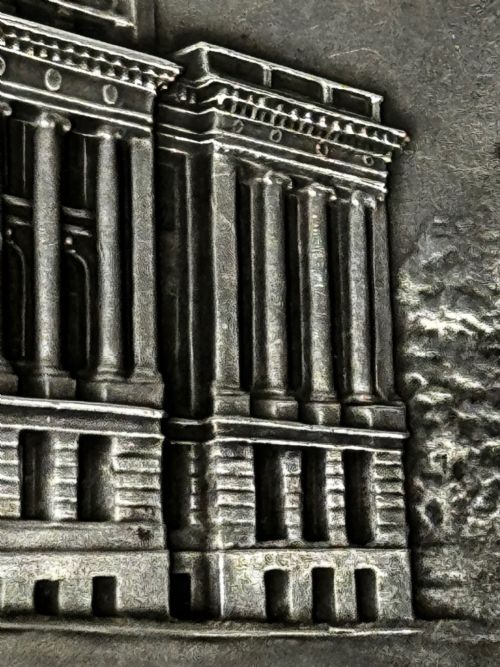 STERLING SILVER INGOT PLAQUE AMERICAN GEOGRAPHIC SOCIETY OF NEW YORK - ADDITIONAL PHOTO 13