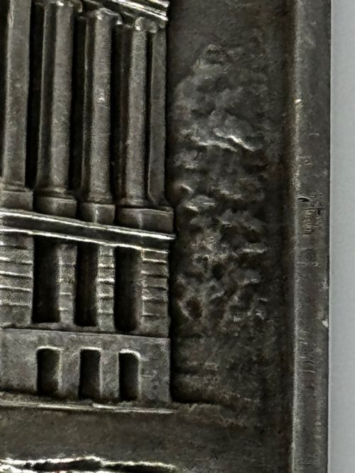 STERLING SILVER INGOT PLAQUE AMERICAN GEOGRAPHIC SOCIETY OF NEW YORK - ADDITIONAL PHOTO 18