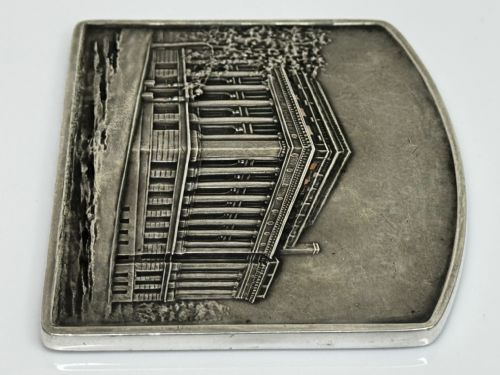 STERLING SILVER INGOT PLAQUE AMERICAN GEOGRAPHIC SOCIETY OF NEW YORK - ADDITIONAL PHOTO 23