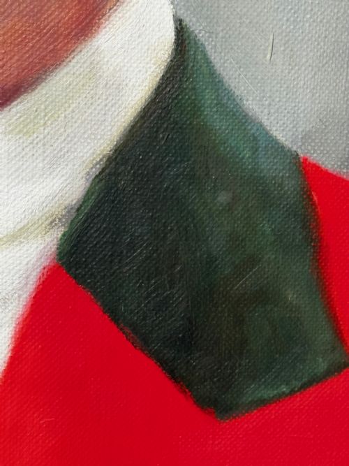 OIL PAINTING PORTRAIT SIR PHILIP GREY EGERTON 15TH BARONET C1950 - ADDITIONAL PHOTO 21