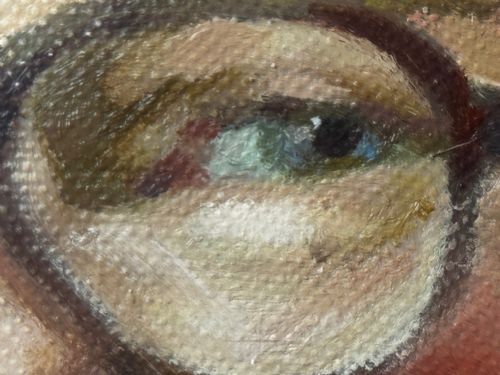 OIL PAINTING PORTRAIT SIR PHILIP GREY EGERTON 15TH BARONET C1950 - ADDITIONAL PHOTO 25