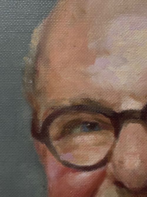 OIL PAINTING PORTRAIT SIR PHILIP GREY EGERTON 15TH BARONET C1950 - ADDITIONAL PHOTO 29