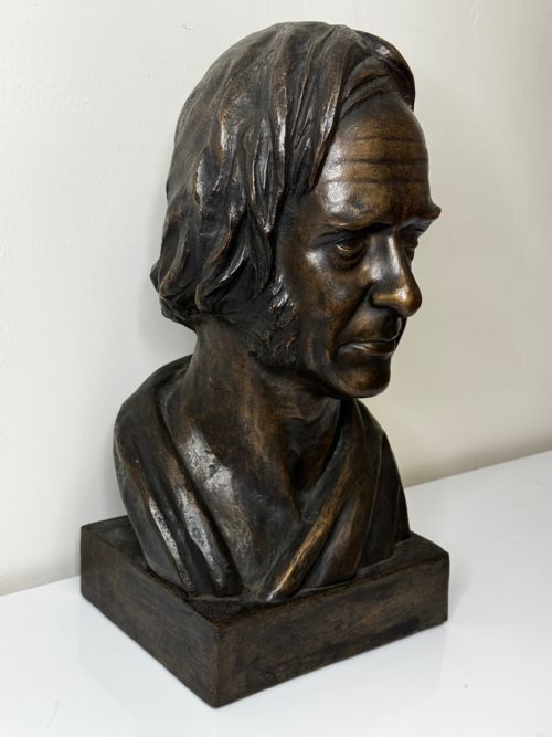 SCOTTISH 19TH CENTURY BRONZE SCULPTURE BUST OF THOMAS GUTHRIE - ADDITIONAL PHOTO 3
