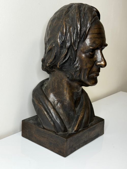 SCOTTISH 19TH CENTURY BRONZE SCULPTURE BUST OF THOMAS GUTHRIE - ADDITIONAL PHOTO 5