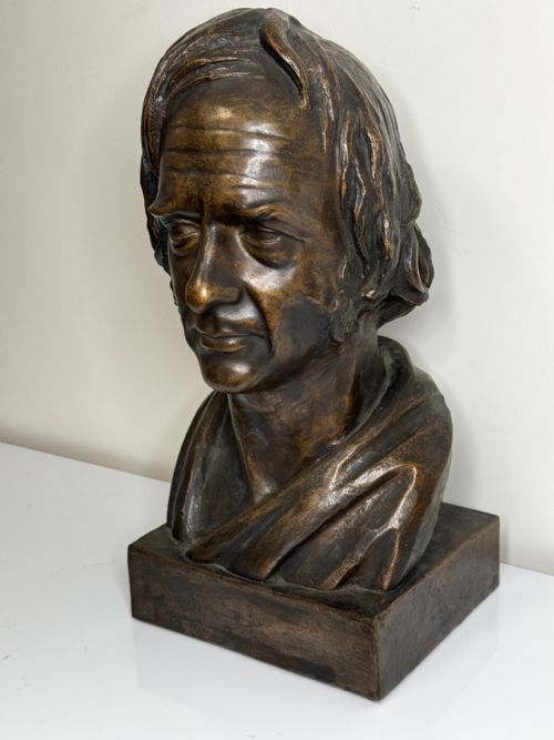 SCOTTISH 19TH CENTURY BRONZE SCULPTURE BUST OF THOMAS GUTHRIE - ADDITIONAL PHOTO 6