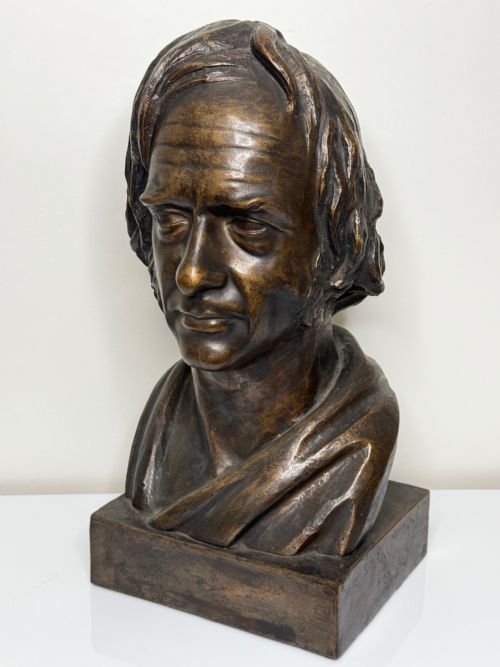 SCOTTISH 19TH CENTURY BRONZE SCULPTURE BUST OF THOMAS GUTHRIE - ADDITIONAL PHOTO 9