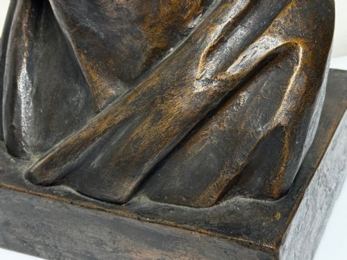 SCOTTISH 19TH CENTURY BRONZE SCULPTURE BUST OF THOMAS GUTHRIE - ADDITIONAL PHOTO 11