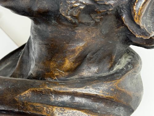 SCOTTISH 19TH CENTURY BRONZE SCULPTURE BUST OF THOMAS GUTHRIE - ADDITIONAL PHOTO 12