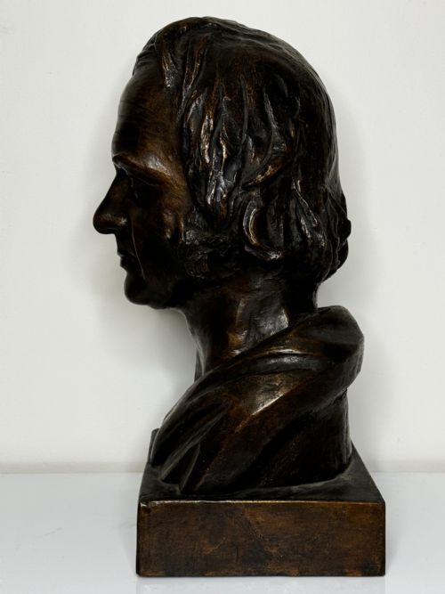 SCOTTISH 19TH CENTURY BRONZE SCULPTURE BUST OF THOMAS GUTHRIE - ADDITIONAL PHOTO 13