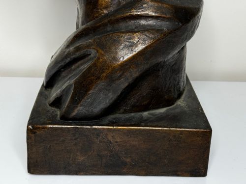 SCOTTISH 19TH CENTURY BRONZE SCULPTURE BUST OF THOMAS GUTHRIE - ADDITIONAL PHOTO 14