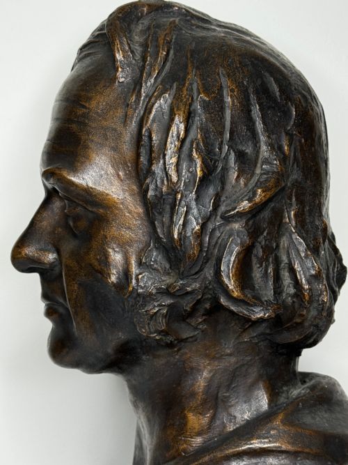 SCOTTISH 19TH CENTURY BRONZE SCULPTURE BUST OF THOMAS GUTHRIE - ADDITIONAL PHOTO 17