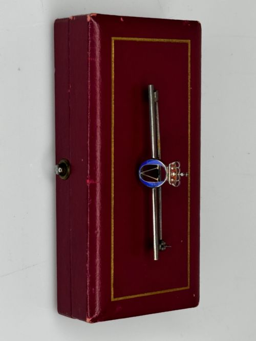 DAVIDANDERSON HALLMARKED SILVER ENAMEL ROYAL CROWN BROOCH - ADDITIONAL PHOTO 16