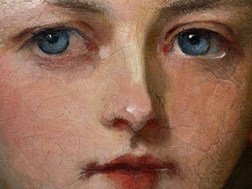 OIL PAINTING PORTRAIT RACHEL WEIGALL PRIZED KITTEN BY HENRY WEIGALL - ADDITIONAL PHOTO 28