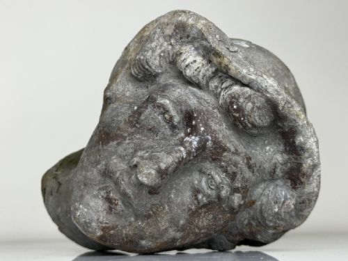 VICTORIAN RECLAIMED LEAD YOUNG MAN WEARING HAT GARDEN SCULPTURE - ADDITIONAL PHOTO 4