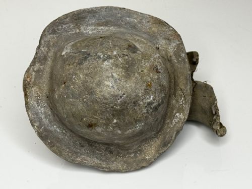 VICTORIAN RECLAIMED LEAD YOUNG MAN WEARING HAT GARDEN SCULPTURE - ADDITIONAL PHOTO 7