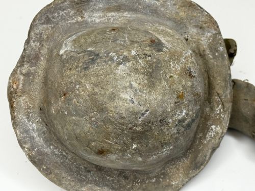 VICTORIAN RECLAIMED LEAD YOUNG MAN WEARING HAT GARDEN SCULPTURE - ADDITIONAL PHOTO 8
