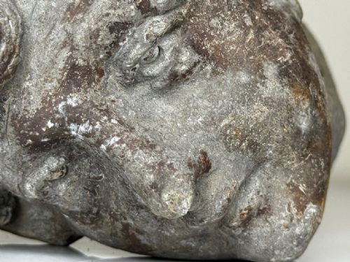 VICTORIAN RECLAIMED LEAD YOUNG MAN WEARING HAT GARDEN SCULPTURE - ADDITIONAL PHOTO 18