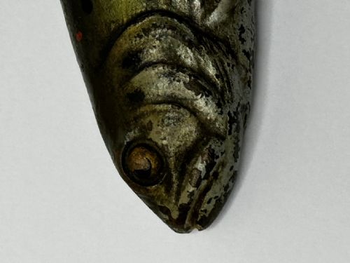 ANTIQUE AUSTRIAN COLD PAINTED BRONZE SCULPTURE LEAPING SALMON FISH - ADDITIONAL PHOTO 9