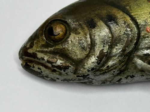 ANTIQUE AUSTRIAN COLD PAINTED BRONZE SCULPTURE LEAPING SALMON FISH - ADDITIONAL PHOTO 16