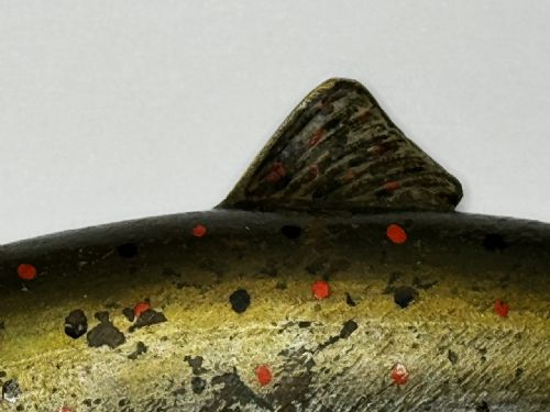 ANTIQUE AUSTRIAN COLD PAINTED BRONZE SCULPTURE LEAPING SALMON FISH - ADDITIONAL PHOTO 19